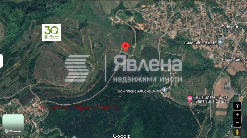 Продава ПАРЦЕЛ, с. Осеново, област Варна, снимка 3 - Парцели - 54861014