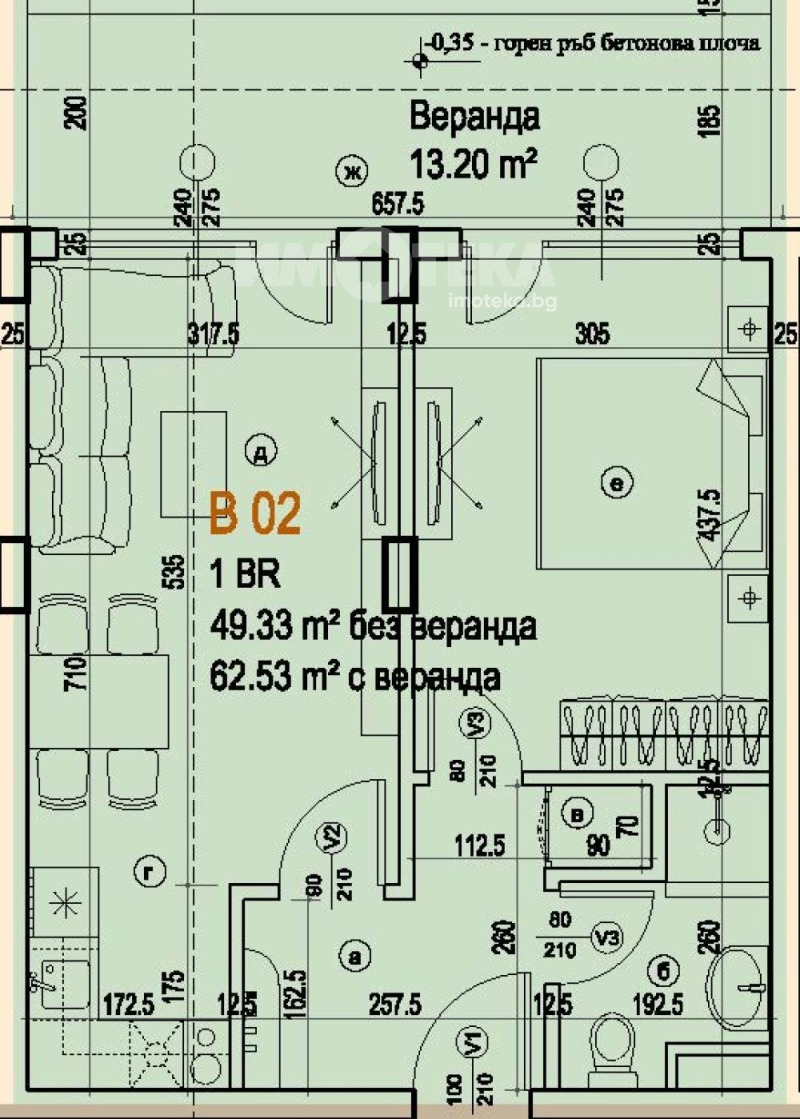 À vendre  1 chambre Sofia , Manastirski livadi , 69 m² | 60947767 - image [4]