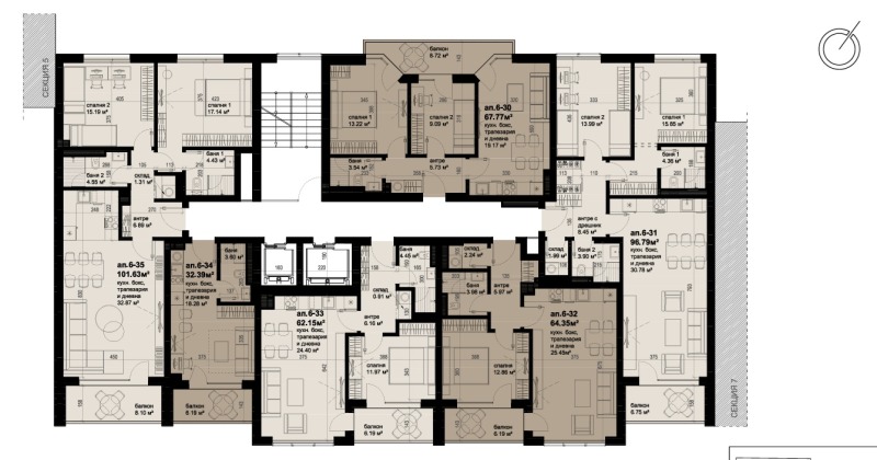 Продава 2-СТАЕН, гр. Бургас, област Бургас, снимка 3 - Апартаменти - 51970350