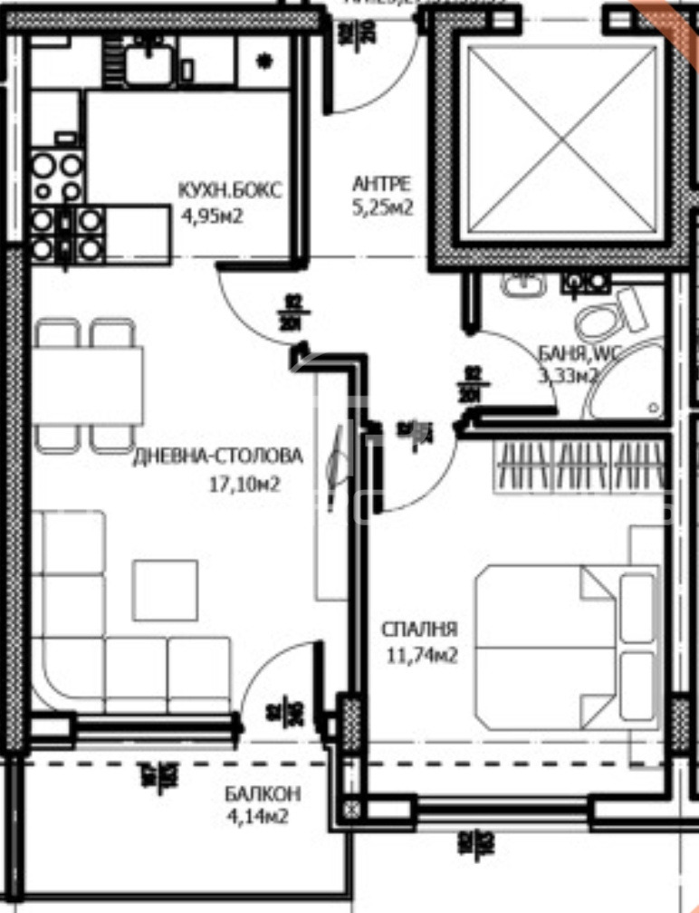 Продава 2-СТАЕН, гр. Пловдив, Тракия, снимка 4 - Aпартаменти - 47304665