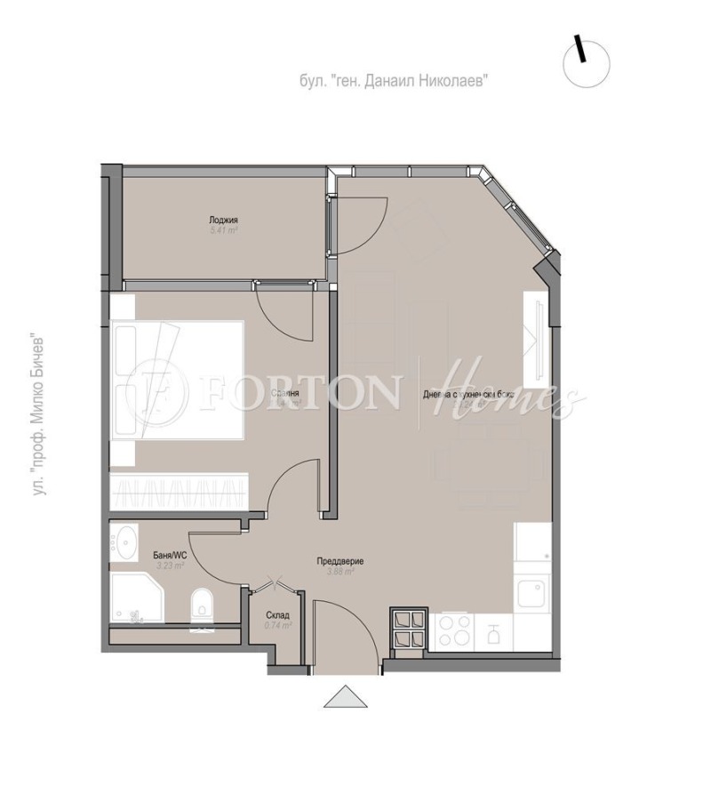 Zu verkaufen  1 Schlafzimmer Sofia , Oborishte , 63 qm | 60222551 - Bild [11]