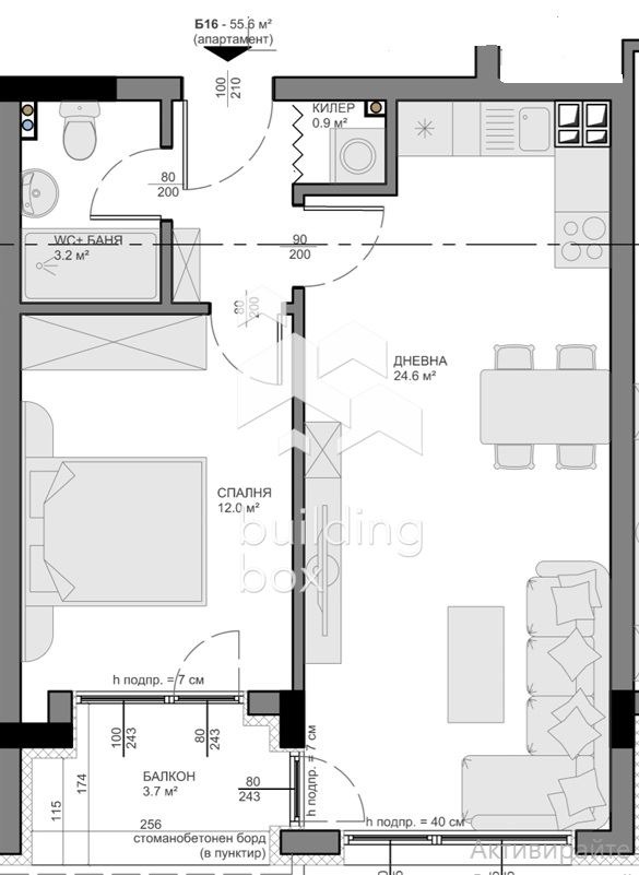 Продава 2-СТАЕН, гр. Варна, Владислав Варненчик 1, снимка 2 - Апартаменти - 53164126