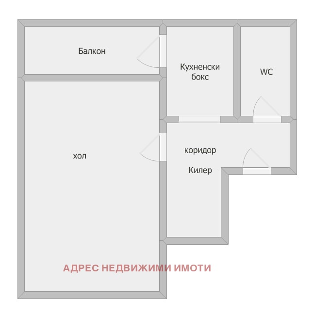 Til salg  Studie Stara Zagora , Zora , 41 kvm | 48002093 - billede [5]