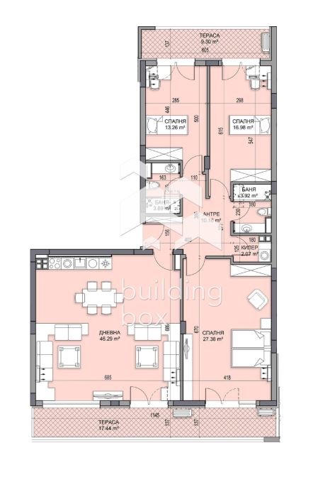 Продава 4-СТАЕН, гр. Пловдив, Гагарин, снимка 2 - Апартаменти - 53982709