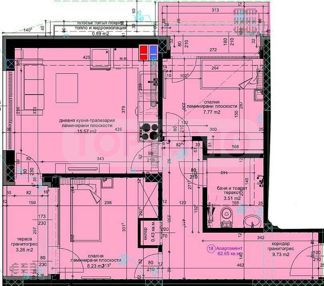 Продава 3-СТАЕН, гр. Варна, Аспарухово, снимка 2 - Апартаменти - 47887390