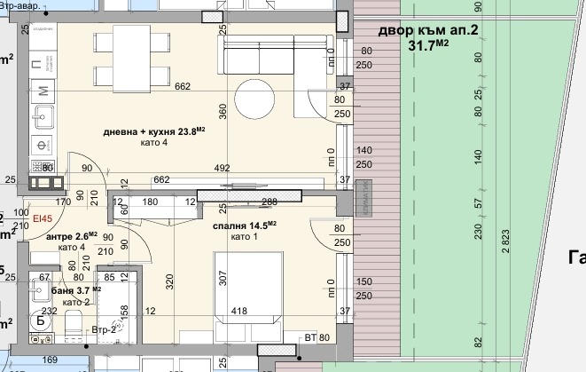 En venta  1 dormitorio Stara Zagora , Ayazmoto , 61 metros cuadrados | 91766158 - imagen [3]