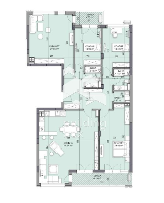 Продава  Многостаен град Пловдив , Гагарин , 228 кв.м | 42474867 - изображение [2]