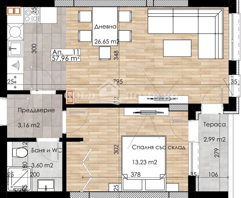 Продава 2-СТАЕН, гр. Пловдив, Остромила, снимка 10 - Aпартаменти - 48616965