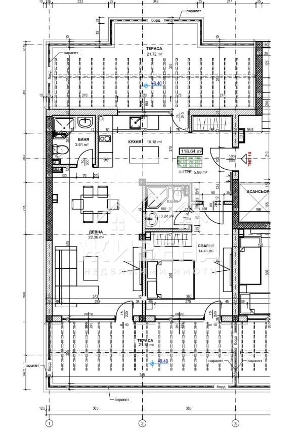Продава 2-СТАЕН, гр. Варна, к.к. Св.Св. Константин и Елена, снимка 13 - Апартаменти - 52634070