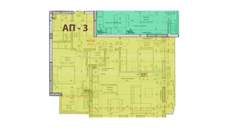 Продава  3-стаен град София , Овча купел , 108 кв.м | 85083805 - изображение [2]