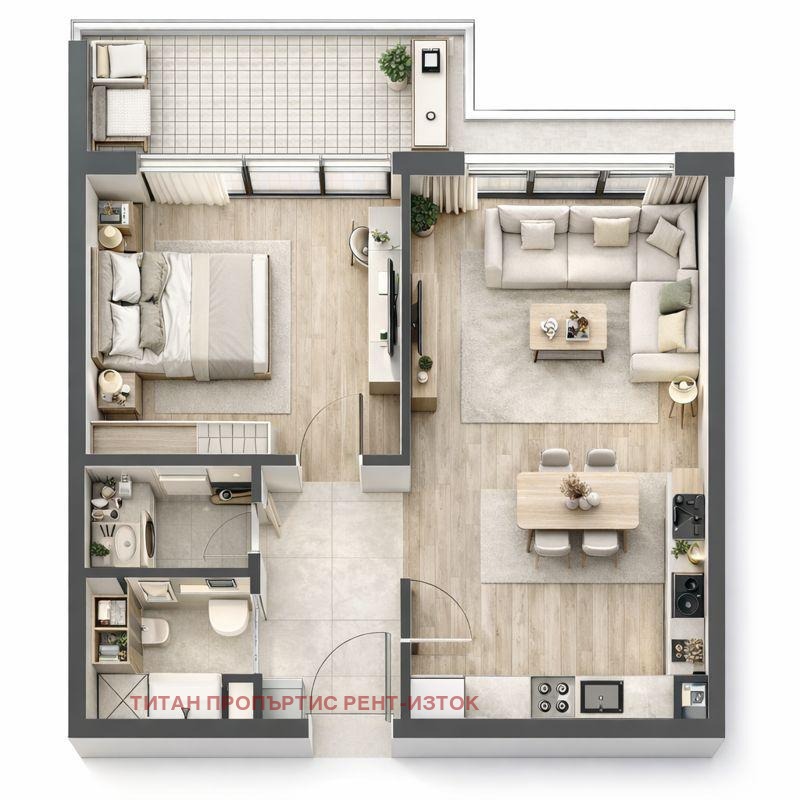 Продава 2-СТАЕН, гр. Бургас, Братя Миладинови, снимка 3 - Апартаменти - 52837370