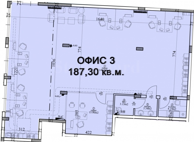 Продава  Офис град Варна , Център , 211 кв.м | 99776556 - изображение [2]