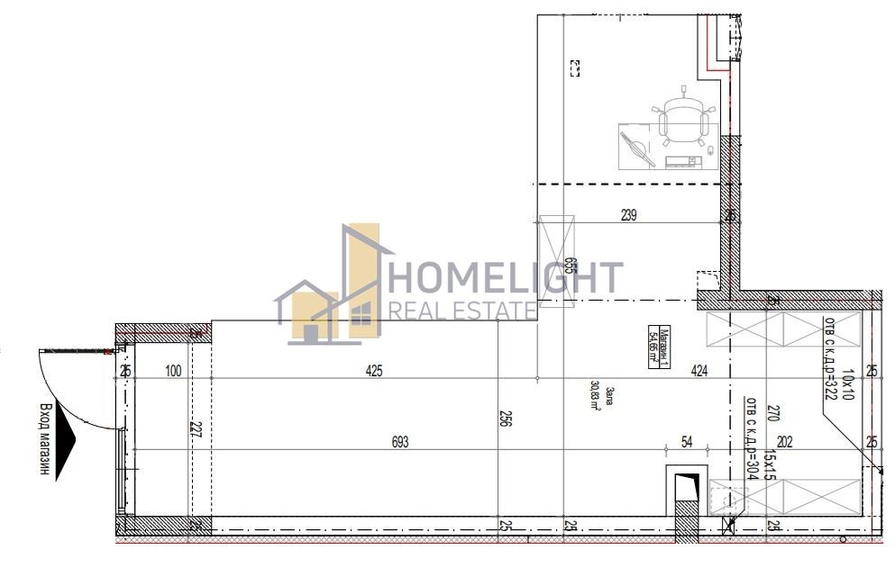 Продава МАГАЗИН, гр. София, Манастирски ливади, снимка 8 - Магазини - 54146024