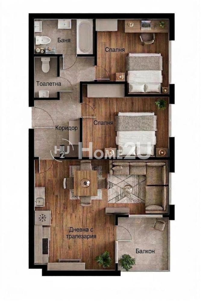 Продава 3-СТАЕН, гр. Варна, к.к. Св.Св. Константин и Елена, снимка 15 - Апартаменти - 56079027