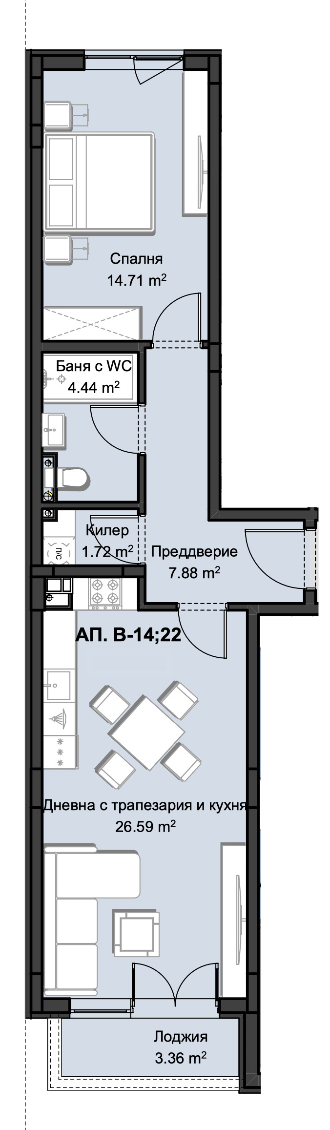 In vendita  1 camera da letto Plovdiv , Hristo Smirnenski , 88 mq | 18627525 - Immagine [2]