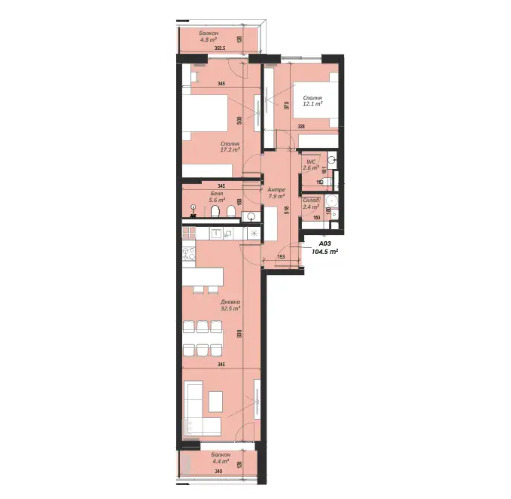 Продава  3-стаен град София , Кръстова вада , 123 кв.м | 36592310