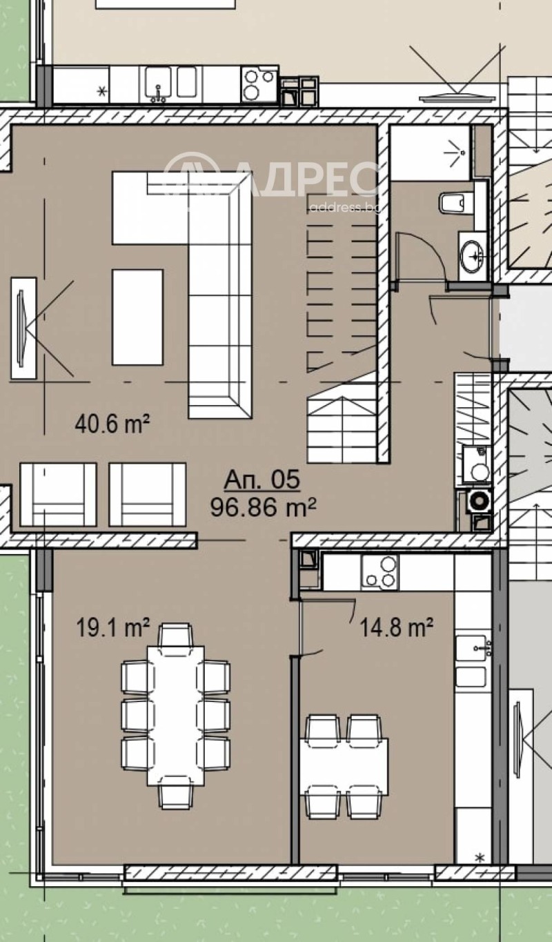 Продава МНОГОСТАЕН, гр. София, Кръстова вада, снимка 3 - Апартаменти - 53520720