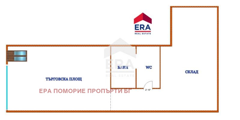 Til salg  Butik region Burgas , Pomorie , 72 kvm | 74648651 - billede [6]