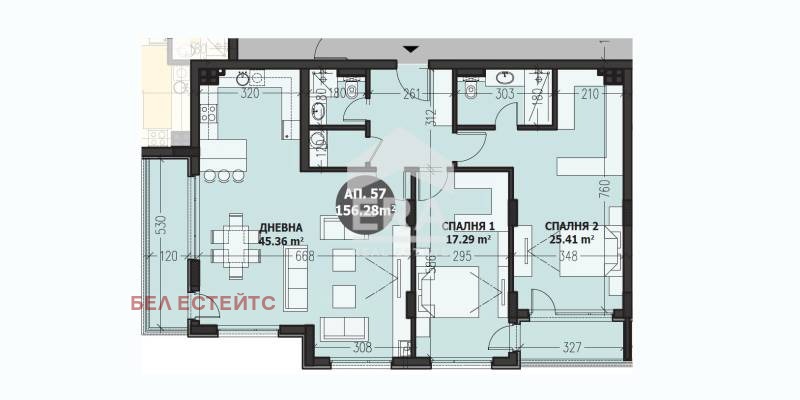 Na sprzedaż  2 sypialnie Sofia , Malinowa dolina , 156 mkw | 33150003 - obraz [5]