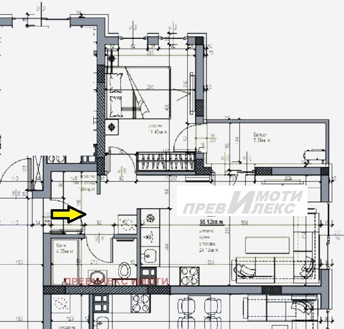 Zu verkaufen  1 Schlafzimmer Plowdiw , Hristo Smirnenski , 64 qm | 51583701