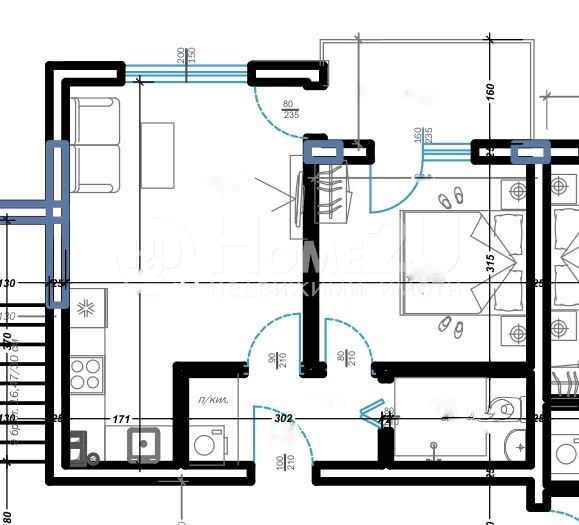 Продаја  1 спаваћа соба Варна , Младост 1 , 54 м2 | 82911294 - слика [10]