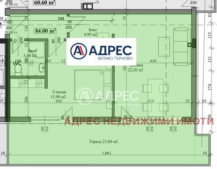 Продава 2-СТАЕН, гр. Велико Търново, Бузлуджа, снимка 5 - Апартаменти - 53259939