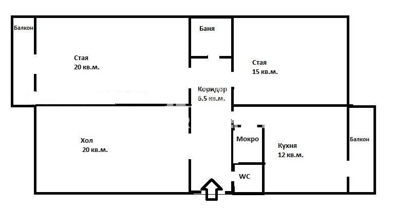 Продава 3-СТАЕН, гр. София, Красна поляна 3, снимка 2 - Апартаменти - 54420694