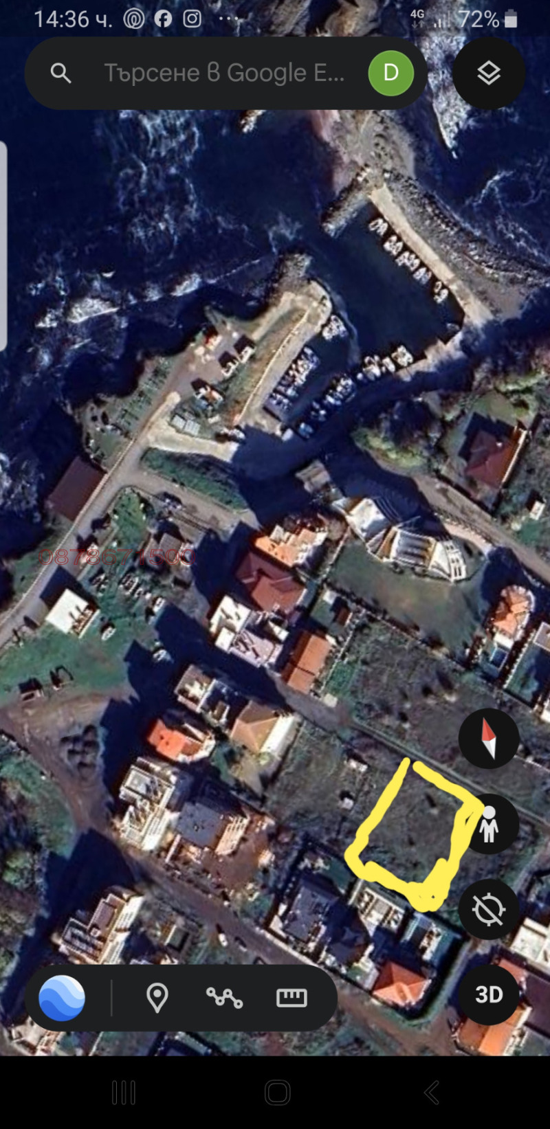 Продава ПАРЦЕЛ, с. Лозенец, област Бургас