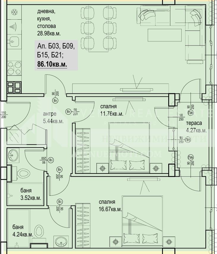 Продава  3-стаен град Пловдив , Кючук Париж , 99 кв.м | 12711666 - изображение [2]