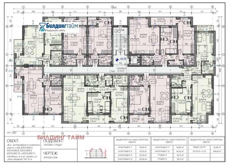 Продава  3-стаен град Шумен , Куршун чешма , 103 кв.м | 79938150 - изображение [2]