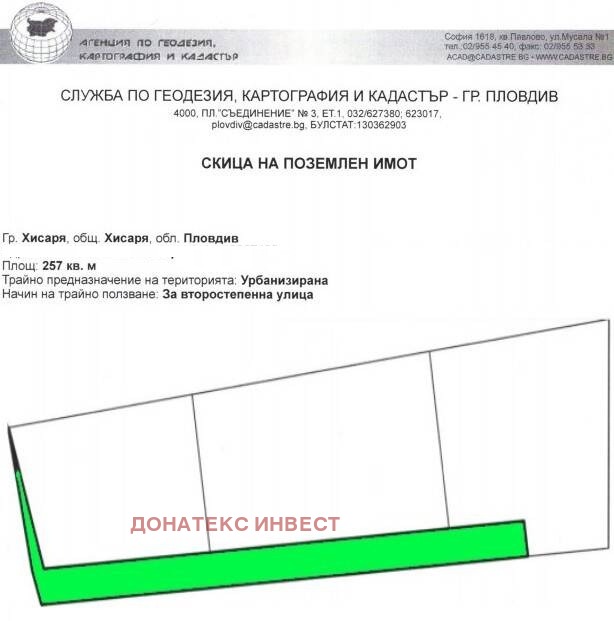 Продава ПАРЦЕЛ, гр. Хисаря, област Пловдив, снимка 4 - Парцели - 52747545