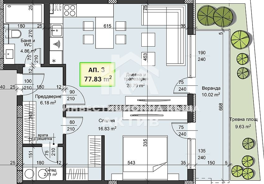 Продава 2-СТАЕН, гр. Пловдив, Христо Смирненски, снимка 11 - Апартаменти - 55220061