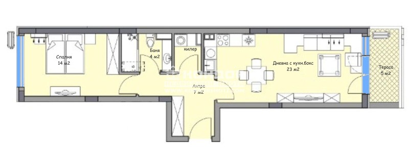 Na sprzedaż  1 sypialnia Plowdiw , Karszijaka , 78 mkw | 11870276