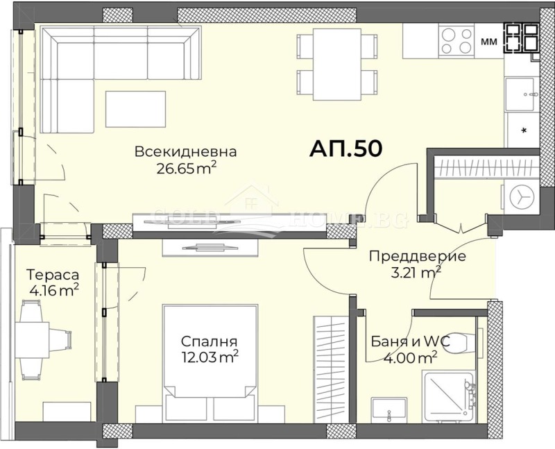 Продава 2-СТАЕН, гр. Пловдив, Христо Смирненски, снимка 7 - Aпартаменти - 48975400