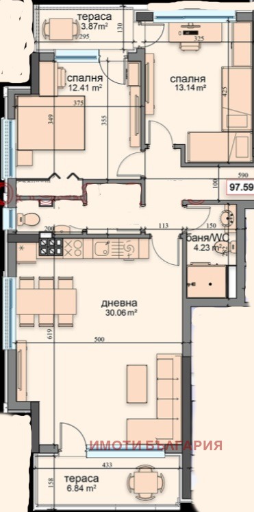 Продава 3-СТАЕН, град Варна, Трошево • 235000 € / 459620.05 лв. • 83589080 1