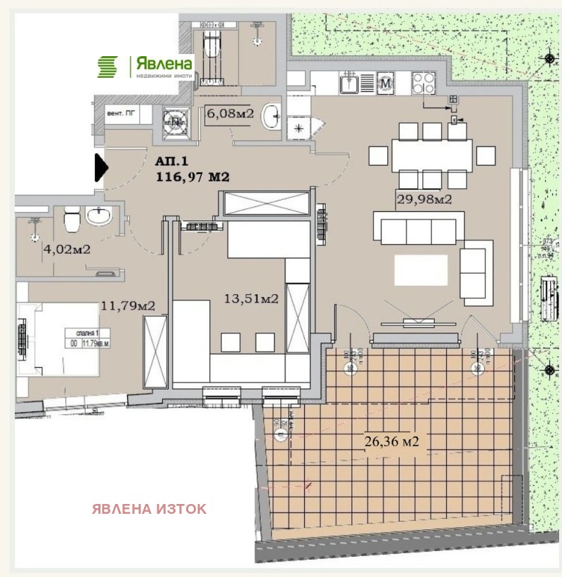 Продава 3-СТАЕН, гр. София, Хаджи Димитър, снимка 3 - Апартаменти - 53229026