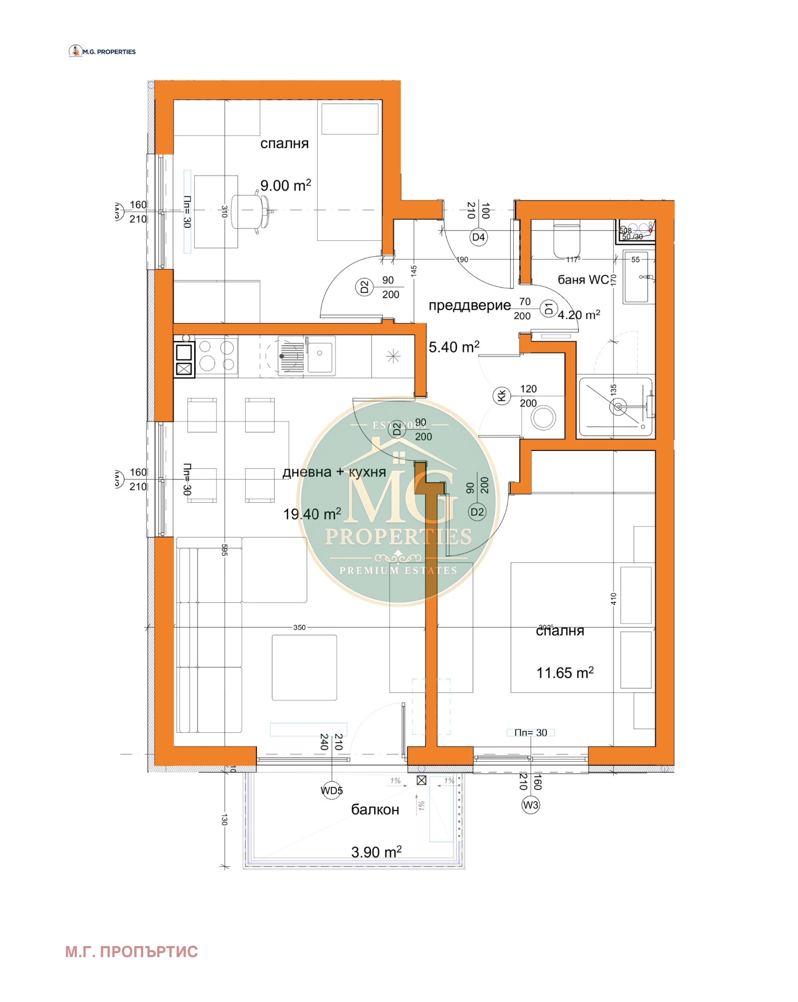Продава 3-СТАЕН, гр. Варна, Кайсиева градина, снимка 2 - Апартаменти - 55224005