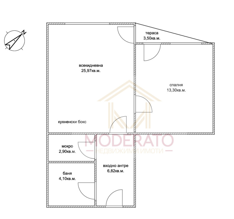 Продава  2-стаен град Бургас , Славейков , 75 кв.м | 66410161 - изображение [16]