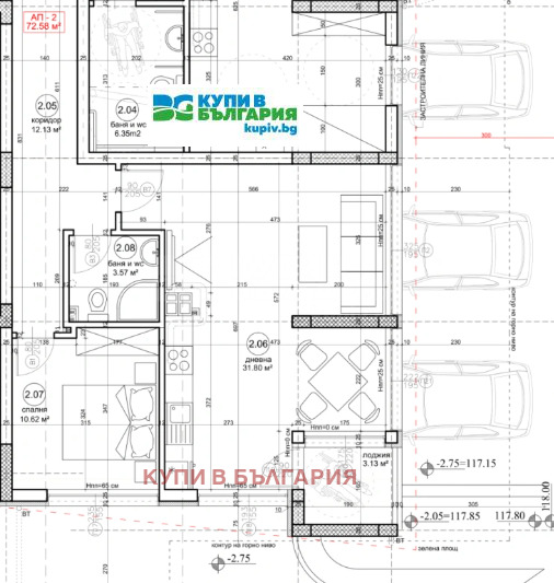 Na prodej  1 ložnice Varna , Vazraždane 1 , 88 m2 | 68841156 - obraz [5]