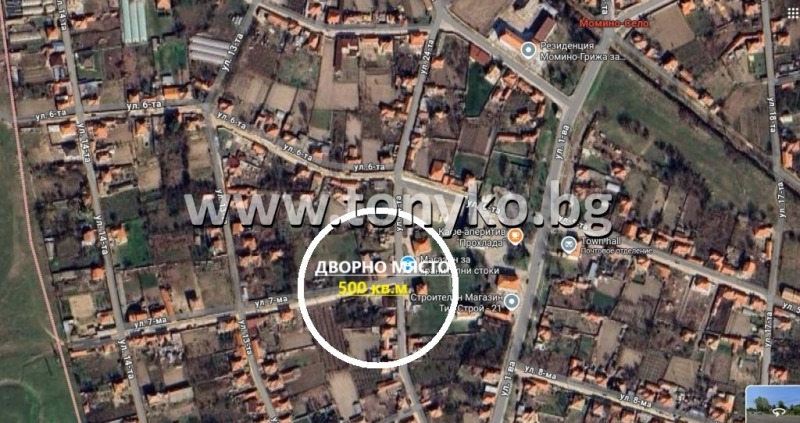 Продава  Парцел област Пловдив , с. Момино село , 500 кв.м | 93151721