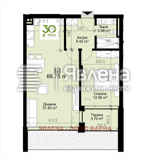 For Sale  1 bedroom Varna , Briz , 79 sq.m | 20903584 - image [4]