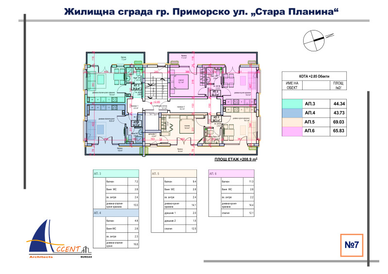 Продава 2-СТАЕН, гр. Приморско, област Бургас, снимка 7 - Aпартаменти - 48559804