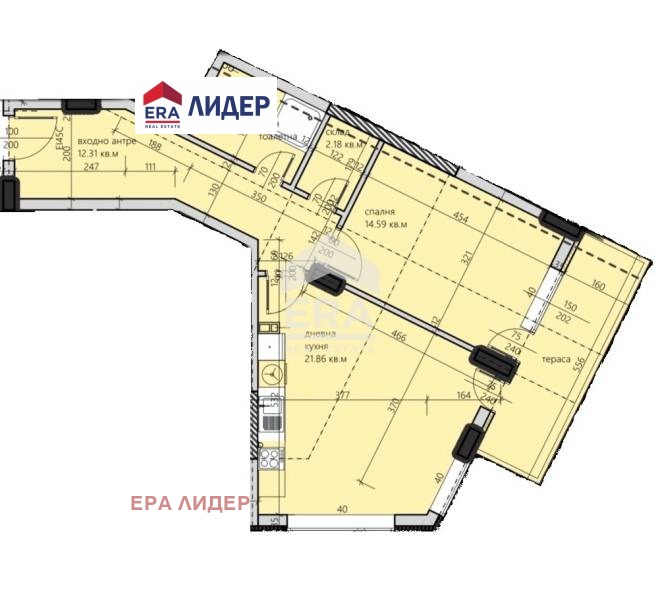 Продава 2-СТАЕН, град Русе, Широк център • 109800 € / 214750.13 лв. • 73328044 1