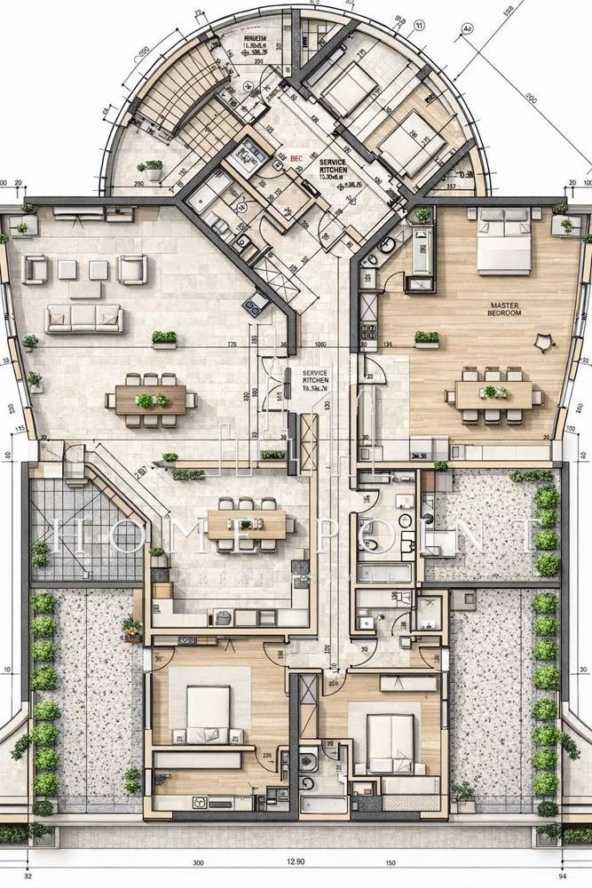Продава МНОГОСТАЕН, гр. Пловдив, Център, снимка 9 - Апартаменти - 54124299