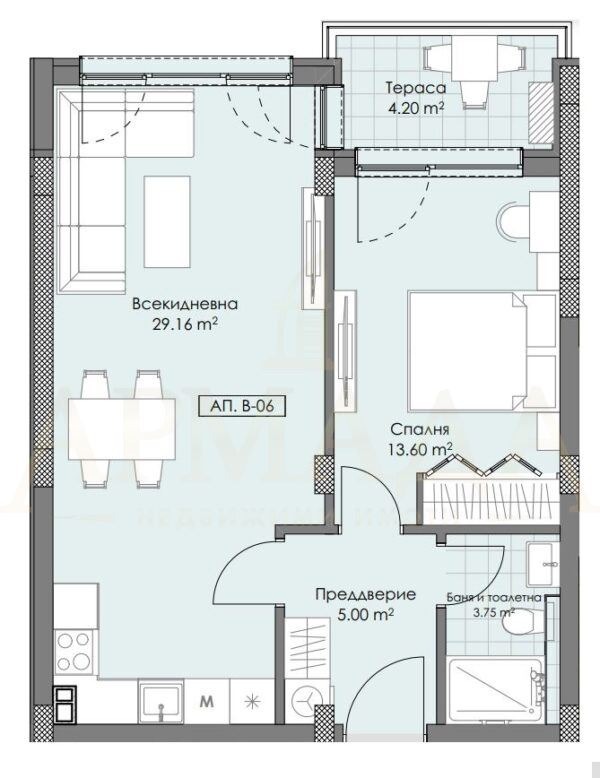 Продава 2-СТАЕН, гр. Пловдив, Остромила, снимка 2 - Aпартаменти - 49162489