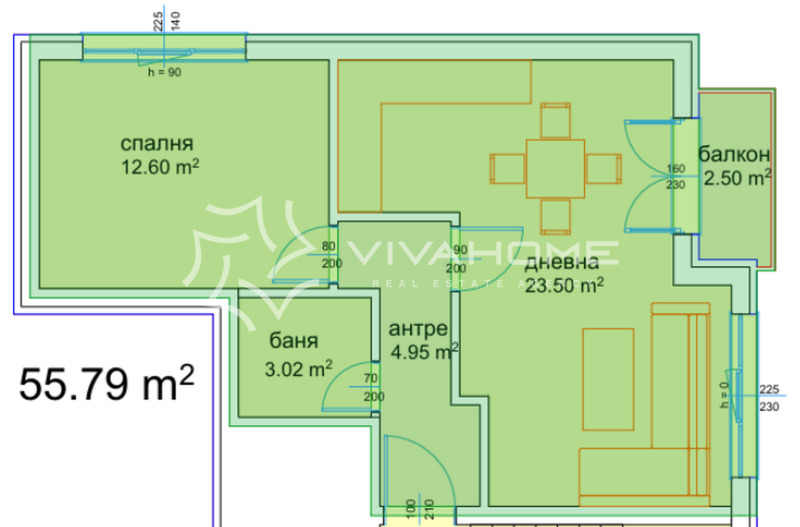 Продава 2-СТАЕН, гр. Варна, м-т Пчелина, снимка 2 - Апартаменти - 52536535