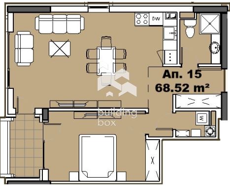 À venda  1 quarto Sofia , m-t Gardova glava , 80 m² | 44697484 - imagem [13]