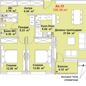 Продава 3-СТАЕН, гр. София, Бояна, снимка 2 - Aпартаменти - 48267543