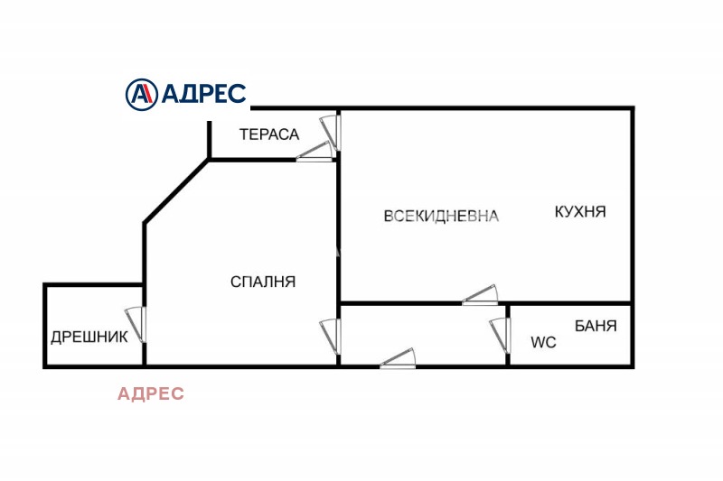À venda  1 quarto Varna , Vazrajdane 1 , 54 m² | 61265627 - imagem [4]