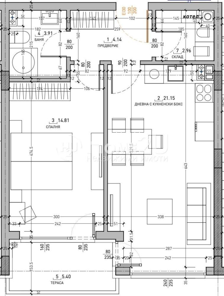 Продава 2-СТАЕН, гр. София, Малинова долина, снимка 8 - Апартаменти - 53869194